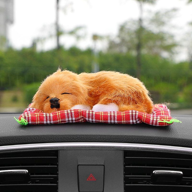 Ornement De Voiture Joli Chien En Peluche