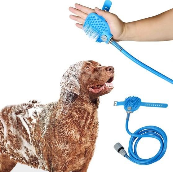 Outil De Nettoyage De Tête De Douche Pour Animaux De Compagnie En Forme De Brosse