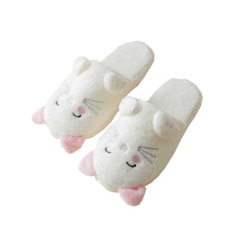 Pantoufles De Maison Moelleuses Chat