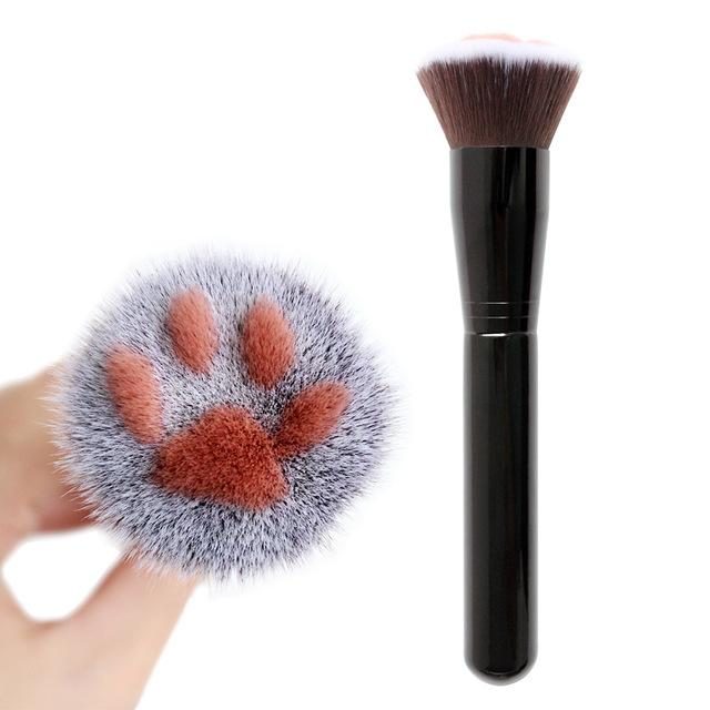 Pinceau De Maquillage En Forme De Griffe De Chat Mignon