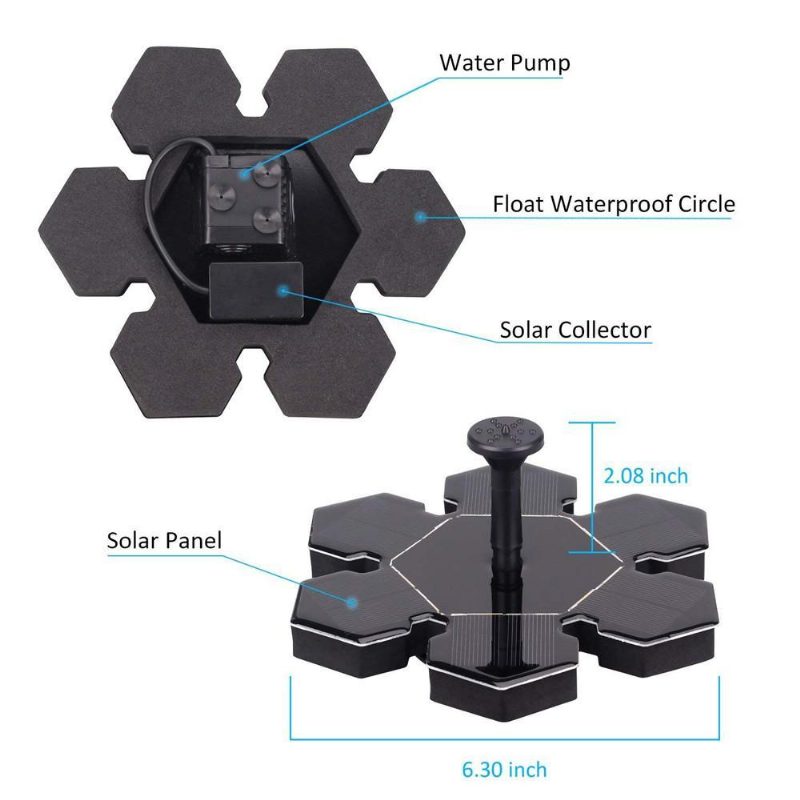 Pompe De Fontaine Solaire Avec Batterie De Secours