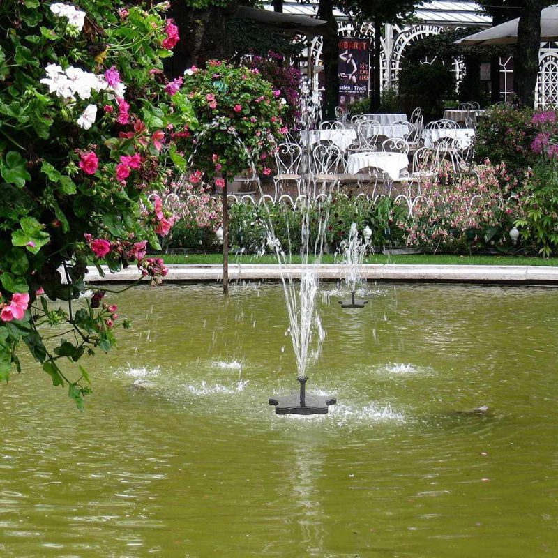 Pompe De Piscine Extérieure De Fontaine D'eau Solaire