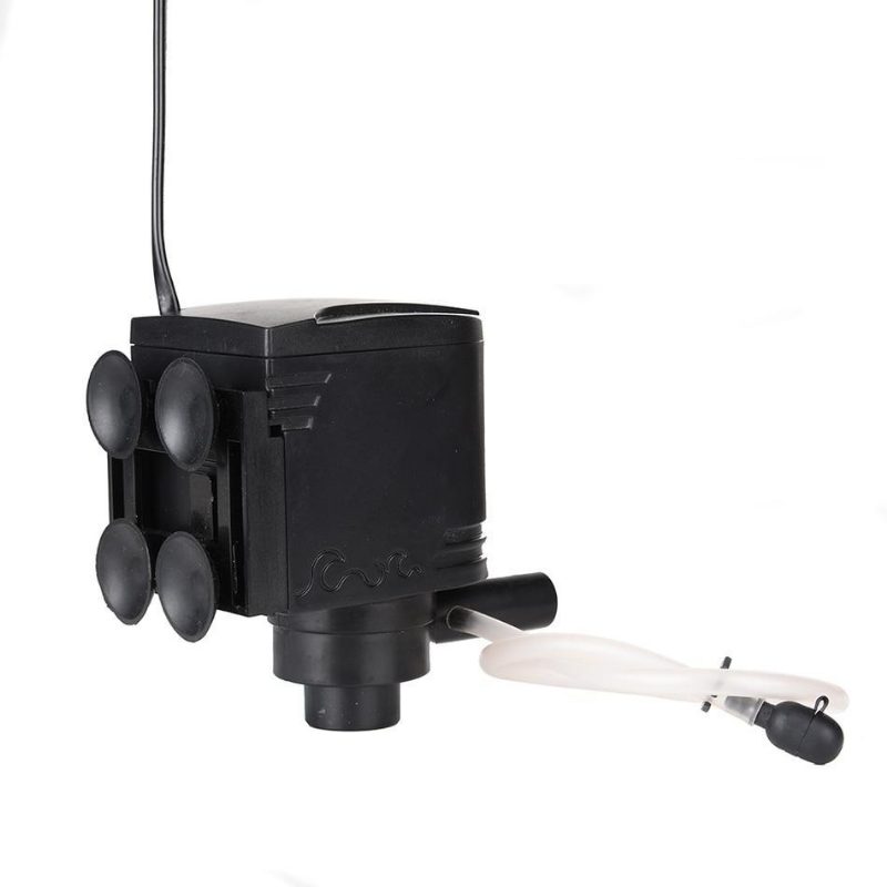 Pompe Submersible De Filtre D'aquarium Multifonction 3 En 1 Avec Filtre De Réservoir D'eau De Purificateur D'aquarium De Grande Puissance