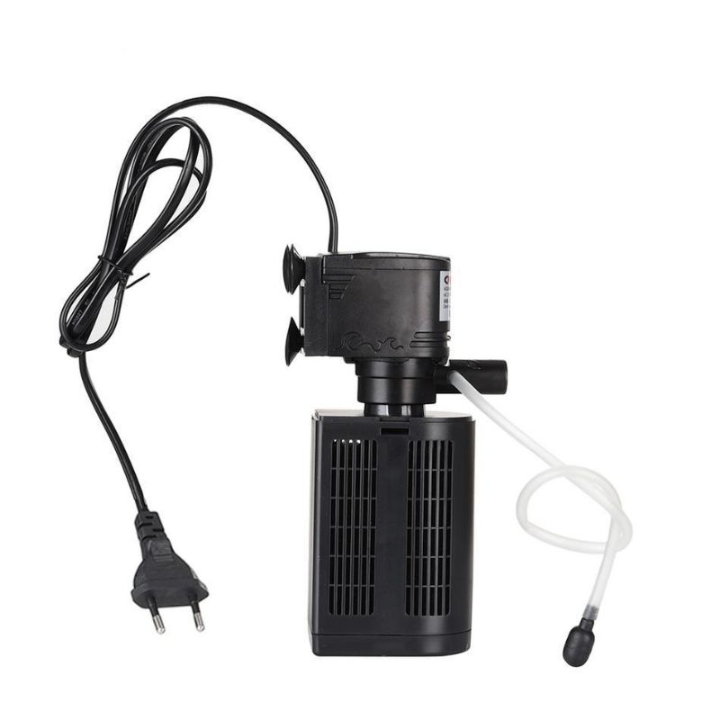 Pompe Submersible De Filtre D'aquarium Multifonction 3 En 1 Avec Filtre De Réservoir D'eau De Purificateur D'aquarium De Grande Puissance