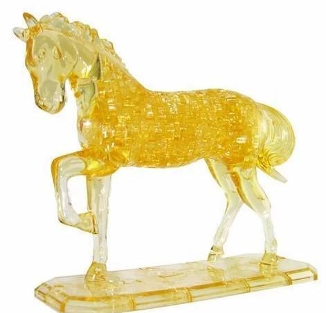 Puzzle De Cristal De Cheval 3d