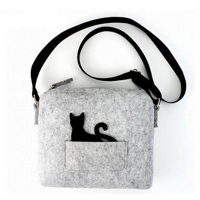 Sac À Bandoulière Chat Mignon