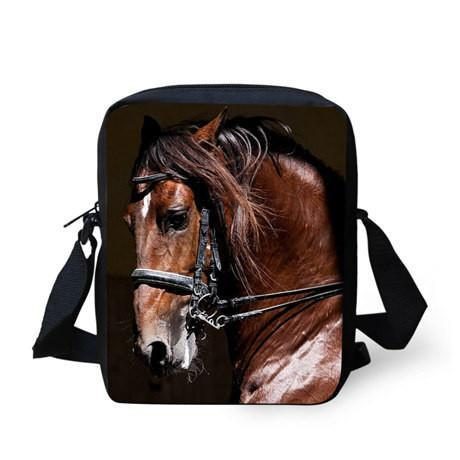 Sac À Bandoulière Imprimé Cheval À Bandoulière 3d