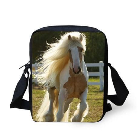 Sac À Bandoulière Imprimé Cheval À Bandoulière 3d