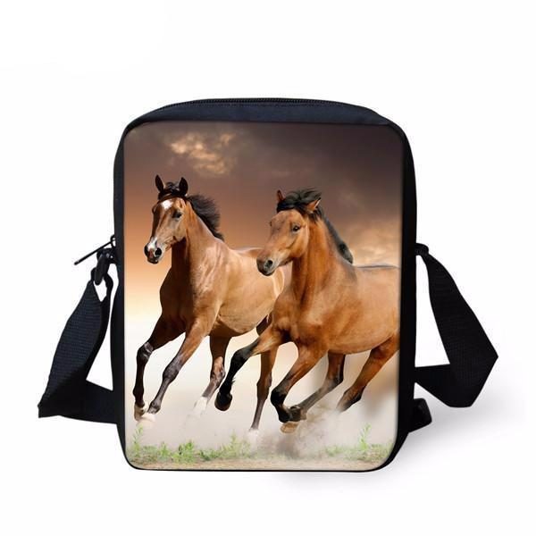 Sac À Bandoulière Imprimé Cheval À Bandoulière 3d