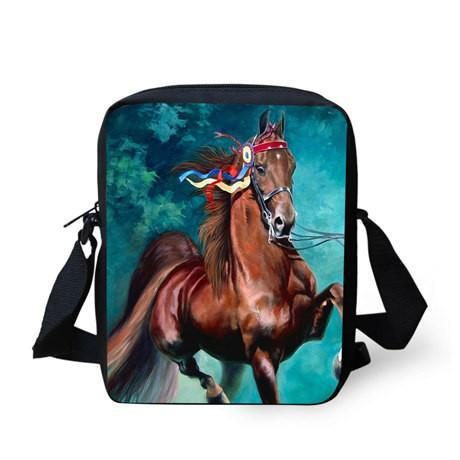 Sac À Bandoulière Imprimé Cheval À Bandoulière 3d