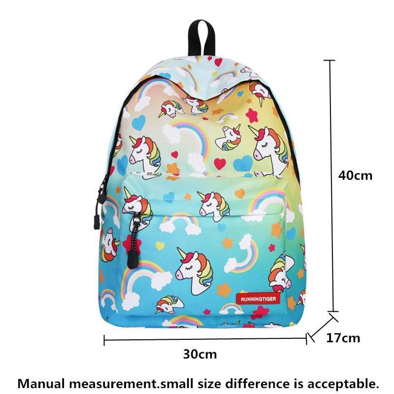 Sac À Dos Design Licorne Avec Cadeau Gratuit