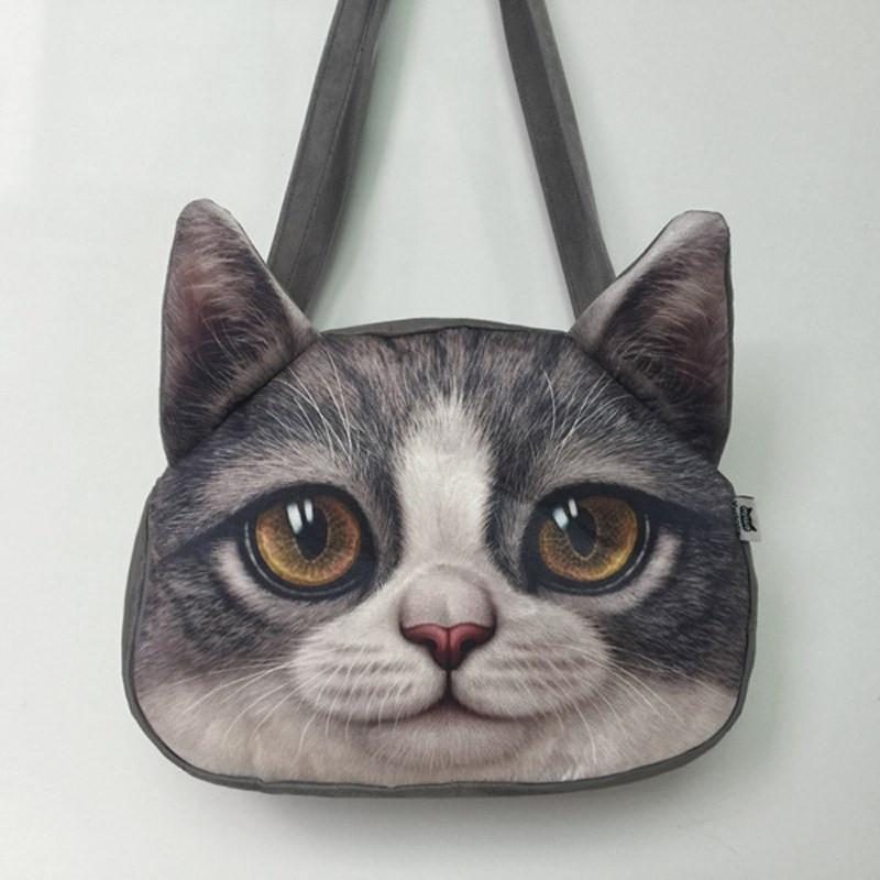 Sac À Main En Forme De Chat Givré 3d