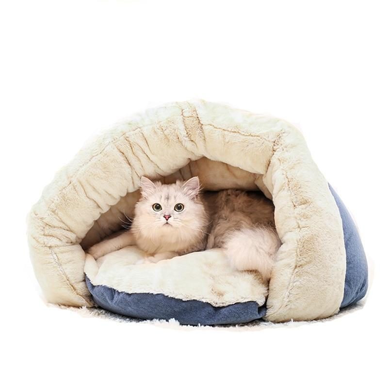 Sac De Couchage Chaud Lavable Amovible Nid Pour Animaux De Compagnie