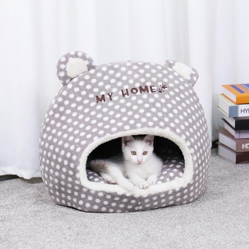 Sac De Couchage Pour Animaux De Compagnie Avec Coussin Amovible