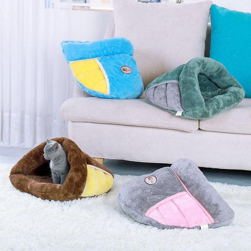 Sac De Couchage Pour Animaux De Compagnie Style Pantoufle