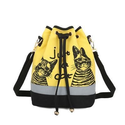 Sac Seau En Toile Just A Cat