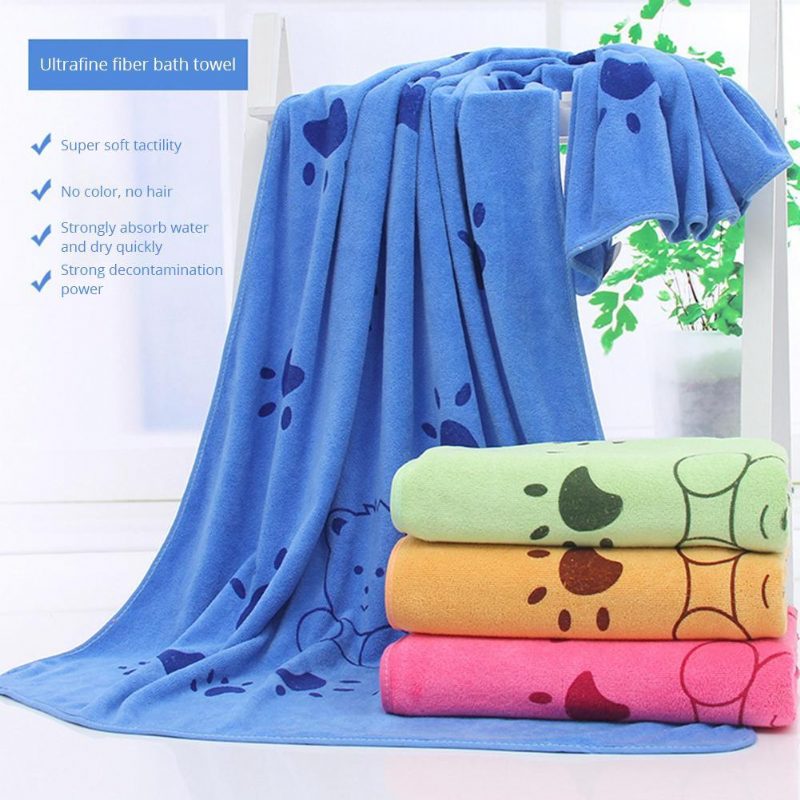 Serviette En Microfibre Absorbante Pour Animaux De Compagnie