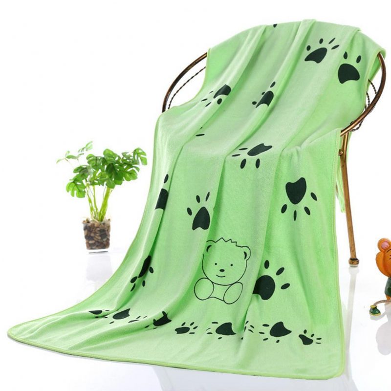 Serviette En Microfibre Absorbante Pour Animaux De Compagnie