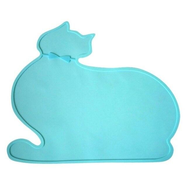 Set De Table En Silicone En Forme De Chat