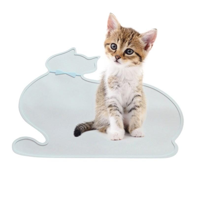 Set De Table En Silicone En Forme De Chat