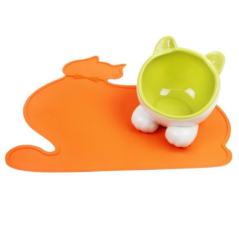 Set De Table En Silicone En Forme De Chat