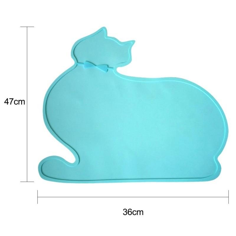 Set De Table En Silicone En Forme De Chat