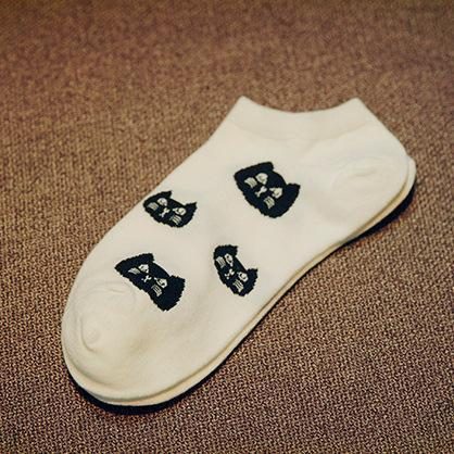 Superbes Chaussettes Chat