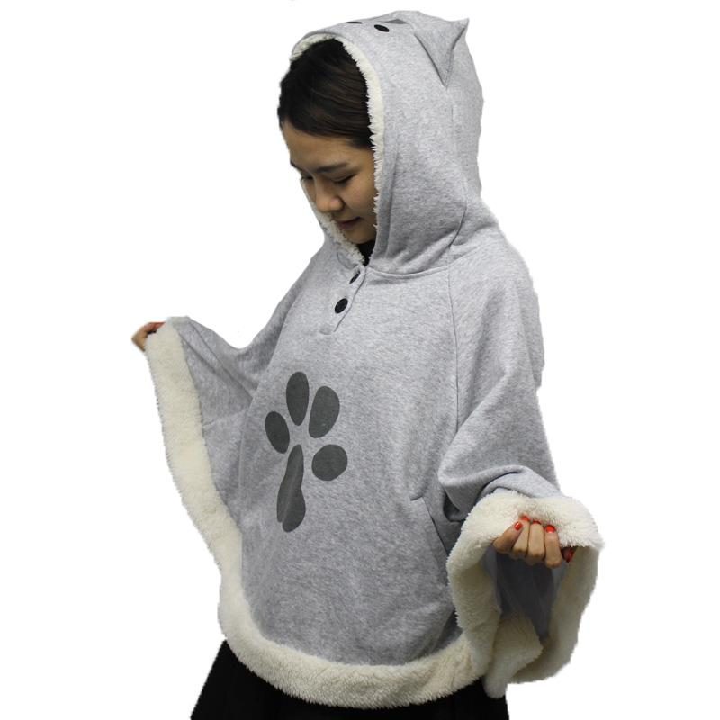 Sweats À Capuche De Cape De Chat Mignon