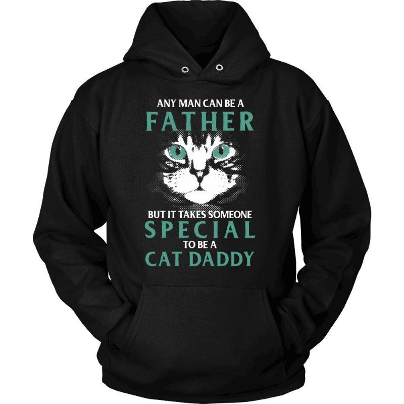 Sweats À Capuche Design Unique Chat Papa