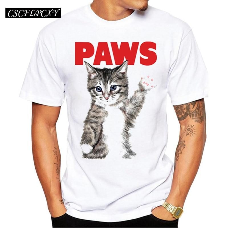 T-shirt Imprimé Chat Pattes