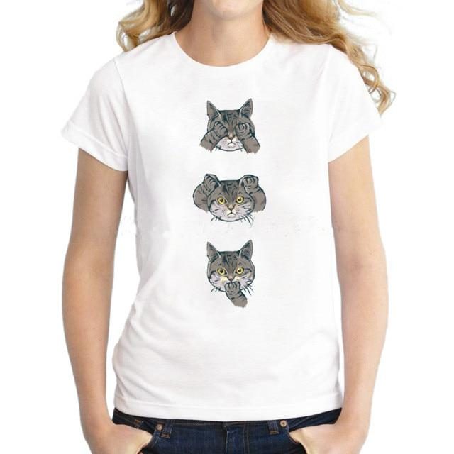 T-shirt Réactions De Chat