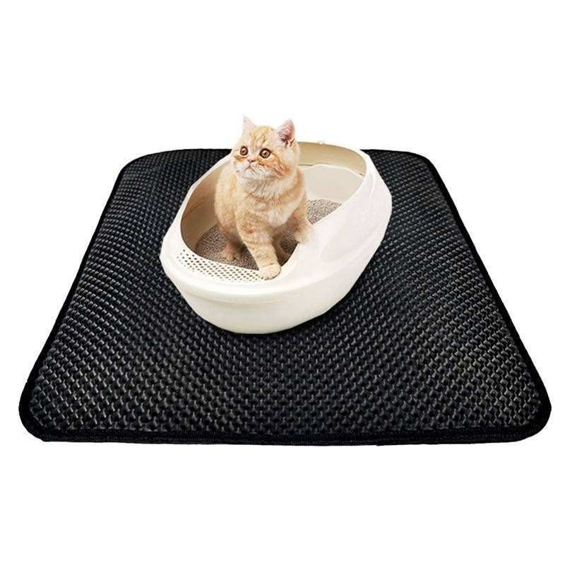 Tapis De Litière Antidérapant Pour Chat Avec Fond Imperméable