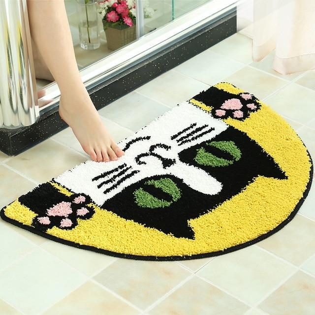 Tapis En Forme De Dôme De Chat