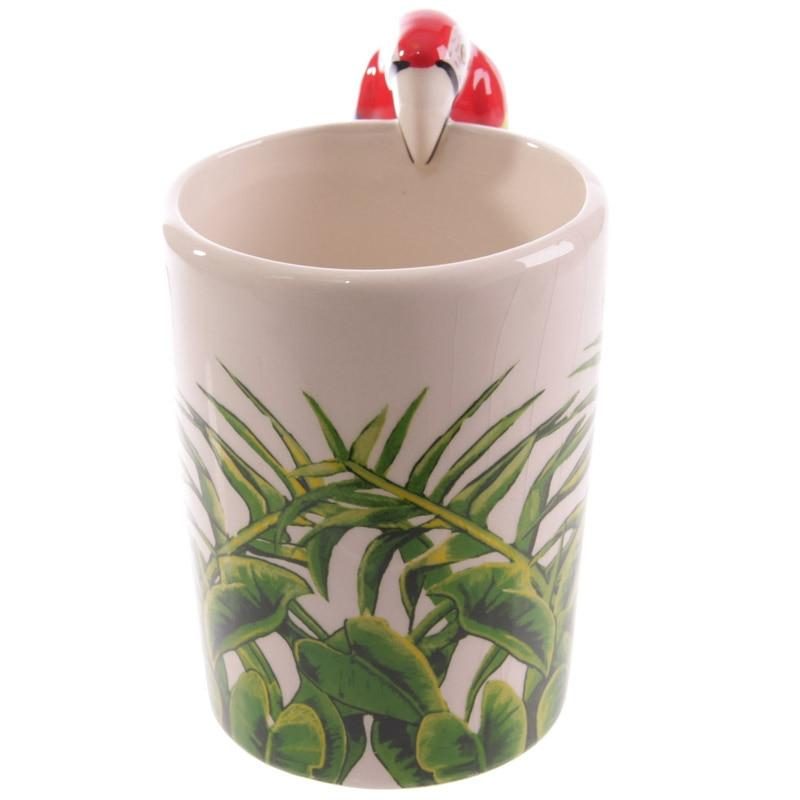 Tasse Créative De Perroquet 3d