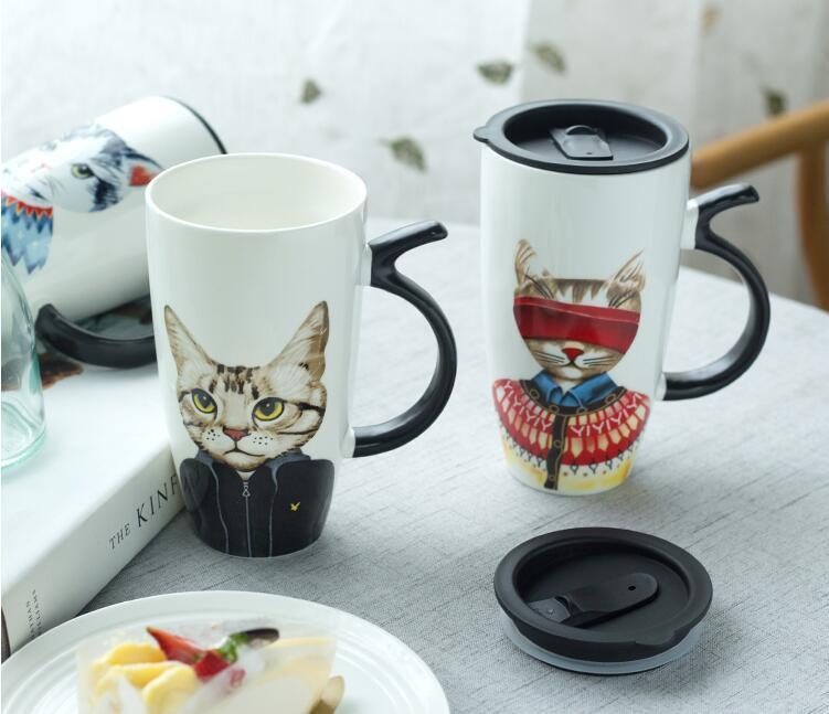 Tasse Créative Drôle De Chat En Édition Limitée