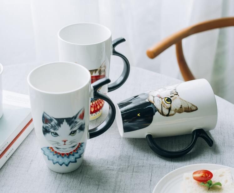 Tasse Créative Drôle De Chat En Édition Limitée