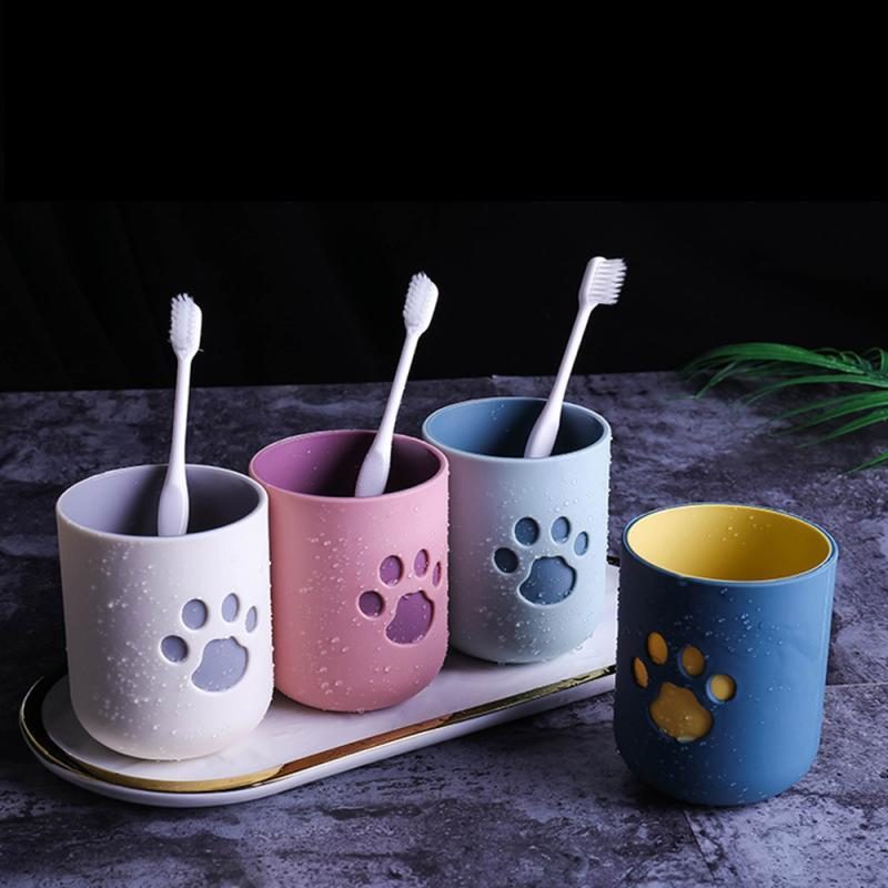 Tasse De Brosse À Dents De Griffe De Chat