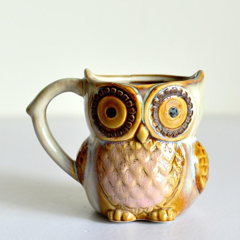 Tasse De Hibou De Dessin Animé Mignon 3d