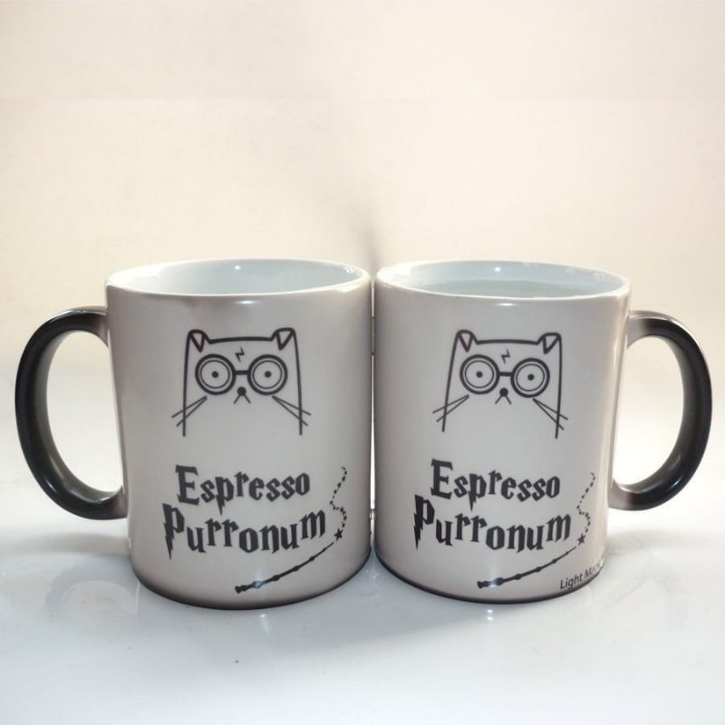 Tasse Magique De Changement De Couleur De Chat Harrypotter