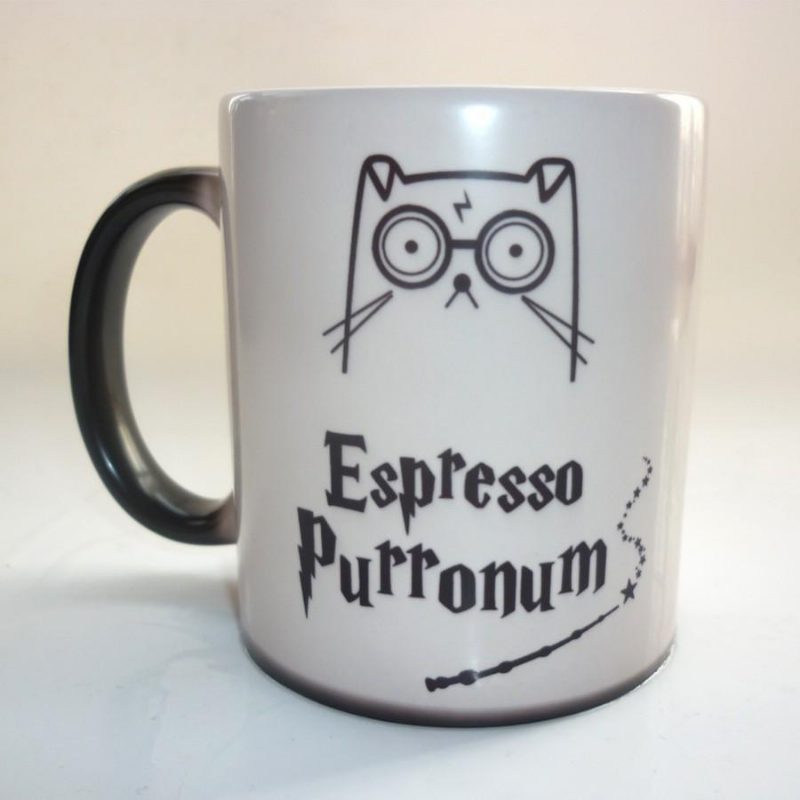 Tasse Magique De Changement De Couleur De Chat Harrypotter