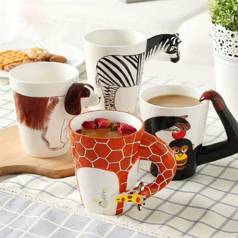 Tasses En Forme D'animal 3d