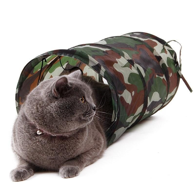 Tente De Camouflage Pour Animaux De Compagnie Et Jouet D'extérieur Tunnel De Jeu