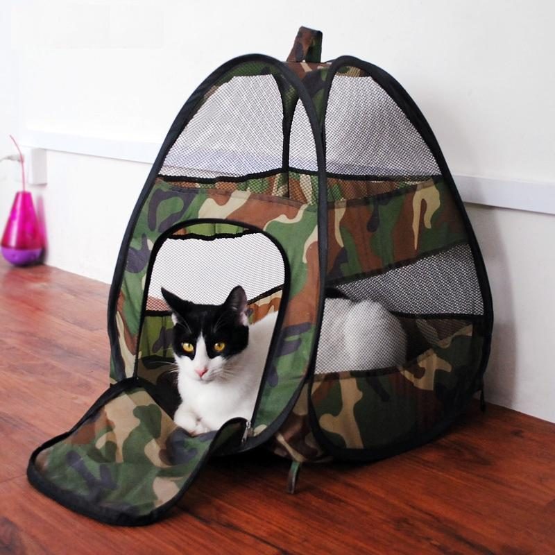 Tente Pour Animaux De Compagnie Camouflage