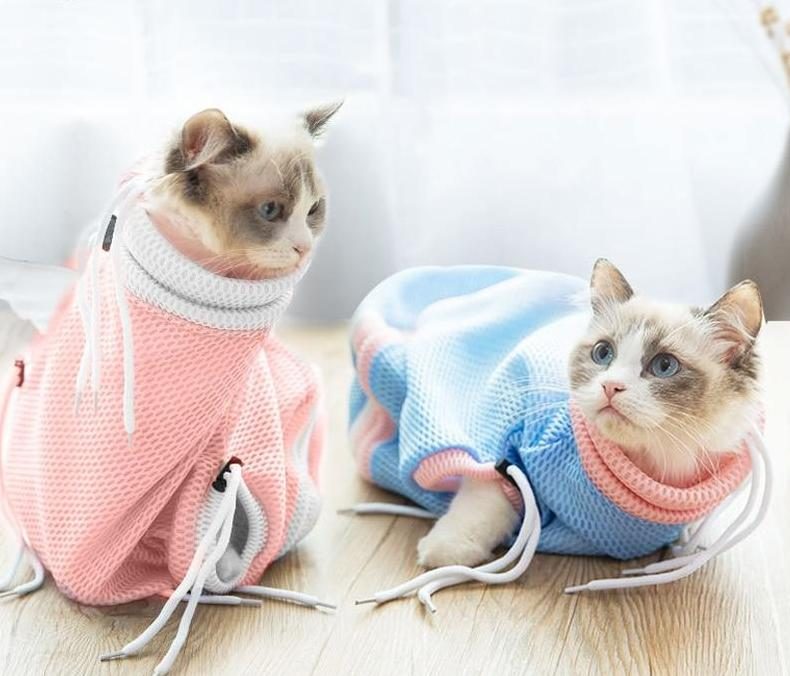 Tenue De Toilettage Adorable Chat