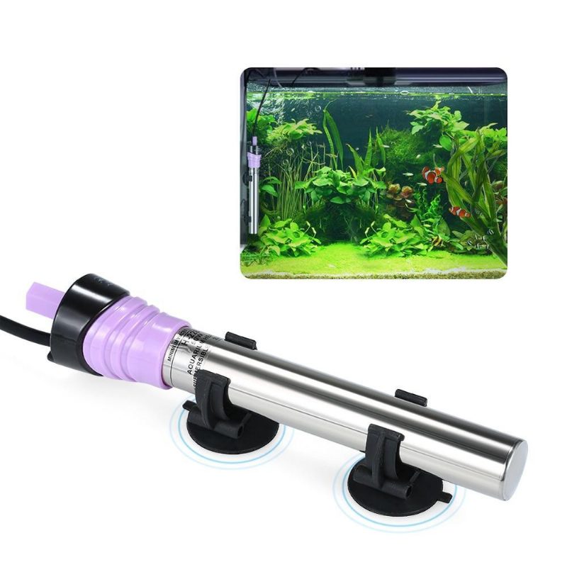 Tige Chauffante Submersible Pour Mini Aquarium En Acier Inoxydable