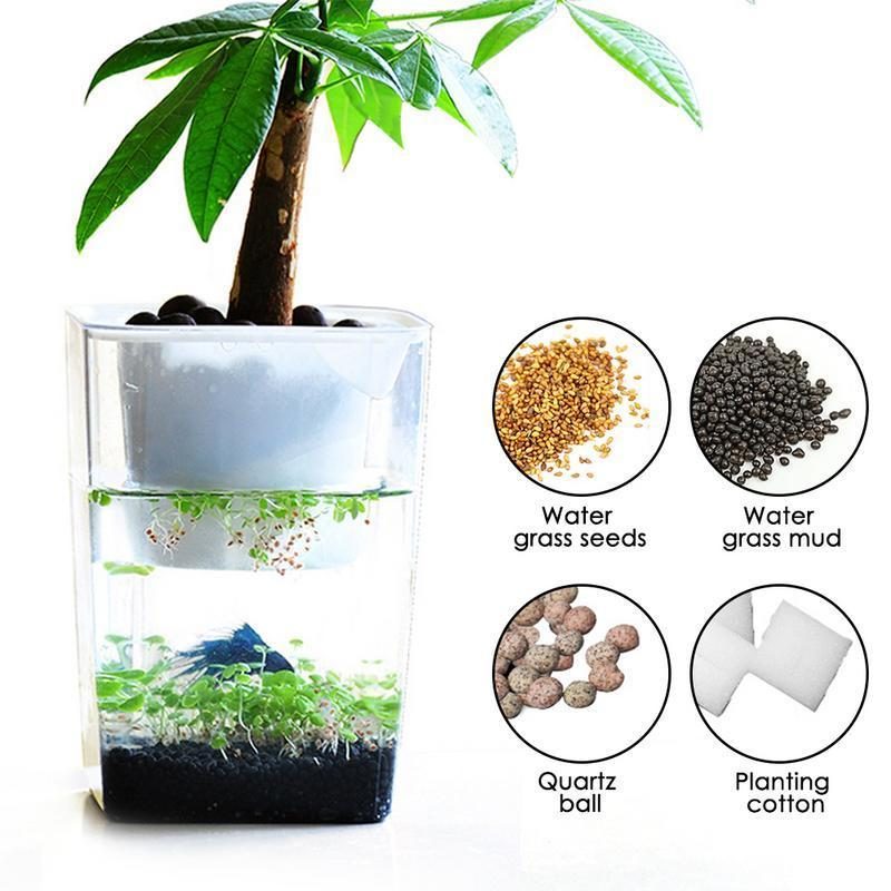 Vase De Réservoir De Poissons Pratique De Bureau