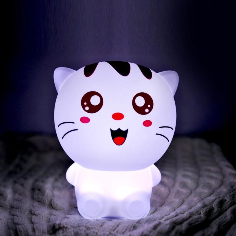 Veilleuse De Chat Rechargeable Par Usb