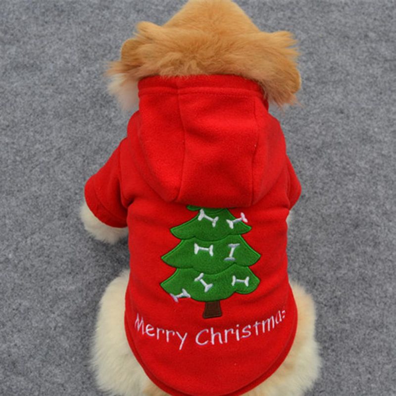 Veste D'extérieur Pour Animaux De Compagnie Design Arbre De Noël