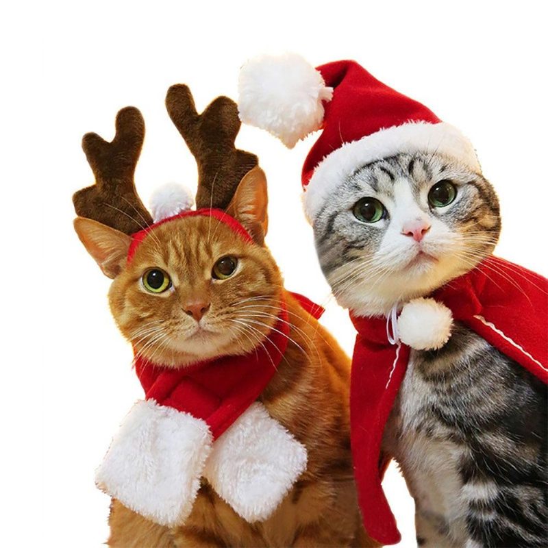 Vêtements De Déguisement Pour Animaux De Compagnie De Noël Mignons