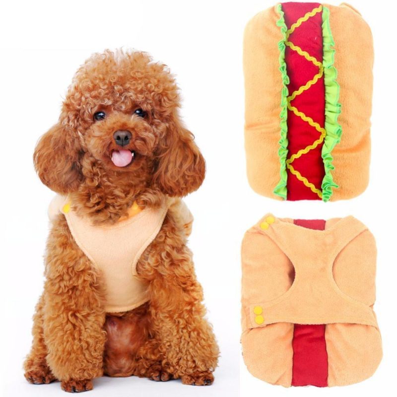 Vêtements Pour Chiens De Conception De Hot-dogs Mignons